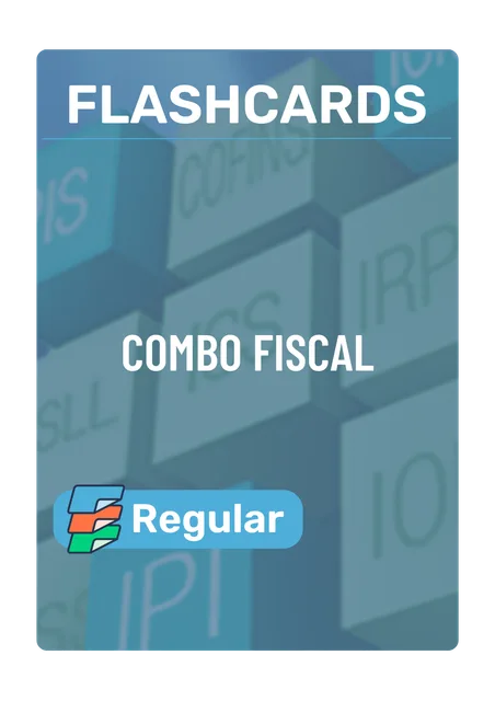 Combo Flashcards Fiscal Regular